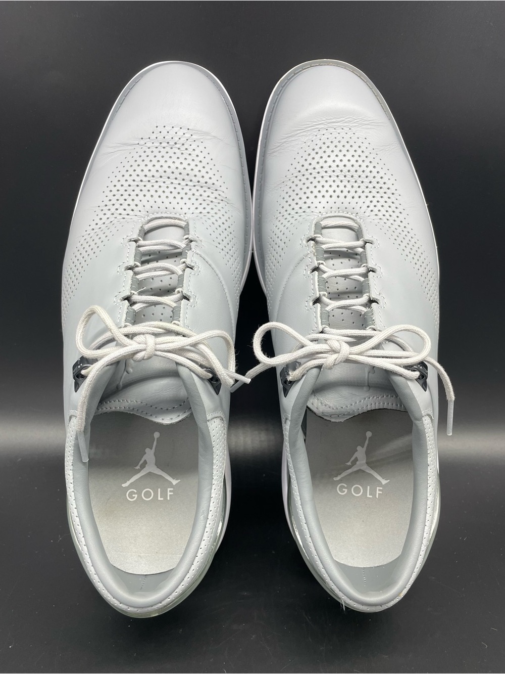 Nike Jordan ADG 4 Leather Men's Golf Sneakers with Perforated Upper